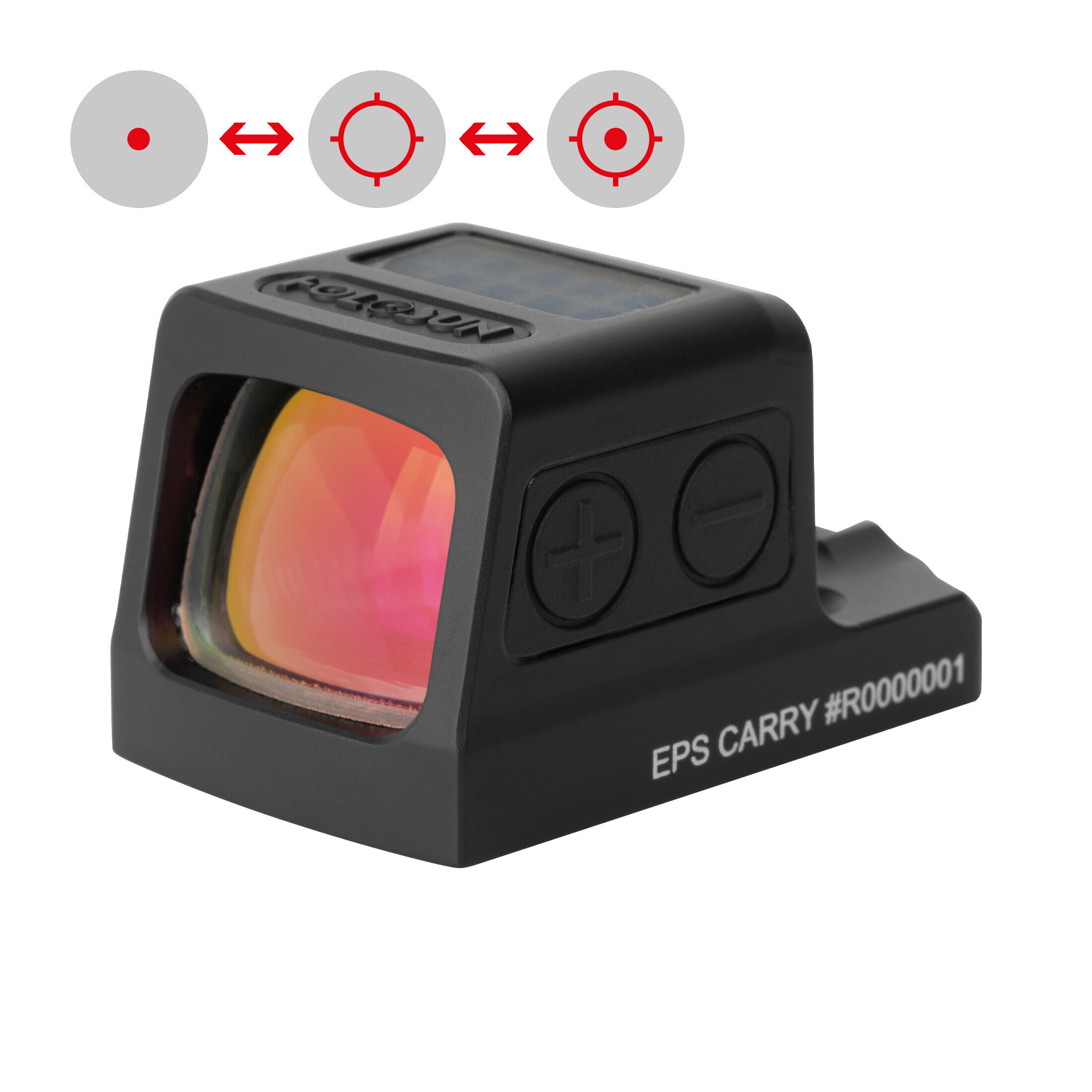 Holosun EPS-CARRY-RD-MRS geschlossenes Reflexvisier 2MOA/32MOA Rotpunkt, Aluminium, schwarz, Jagd,… Holosun EPS-CARRY-RD-MRS geschlossenes Reflexvisier 2MOA/32MOA Rotpunkt, Aluminium, schwarz, Jagd,…