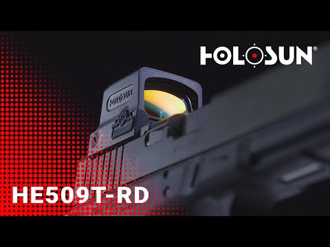 Holosun HE509T-RD geschlossenes Reflexvisier Rotpunkt Visier + Adapter für CZ Shadow 2 und P10 - HS…