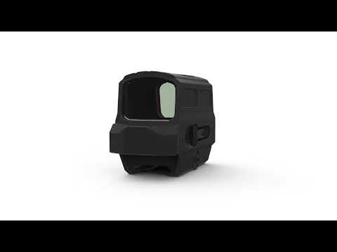 Holosun ELITE geschlossenes Reflexvisier HE512T-GR mit wechselbarem Absehen und Titangehäuse, Grünp…