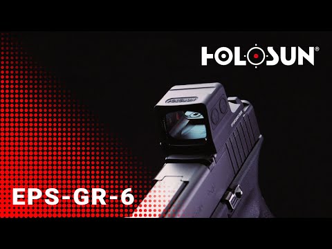 Holosun EPS-GR-6 geschlossenes Reflexvisier 6MOA Grünpunkt, Aluminium, schwarz, Jagd, Sportschießen…