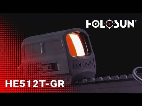 Holosun ELITE geschlossenes Reflexvisier HE512T-RD mit wechselbarem Absehen und Titangehäuse, Voll…