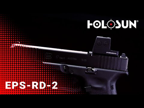 Holosun EPS-RD-2 geschlossenes Reflexvisier 2MOA Rotpunkt, Aluminium, schwarz, Jagd, Sportschießen…