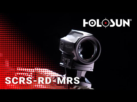 Holosun SCRS-RD-MRS Rotpunkt Visier, wechselbares 2MOA Punkt, 65MOA Kreis Absehen, Solarzelle, schw…