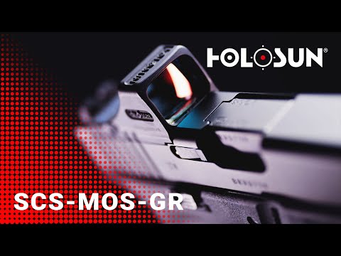 Holosun SCS-MOS-GR Offenes Reflexvisier + wechselbarem 2MOA Punkt, 32MOA Kreis Absehen Solarzelle,…