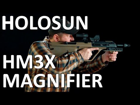Holosun Vergrößerer HM3X-FDE, 3-fache Vergrößerung, FDE, Picatinny, Jagd, Sportschießen, Softair, f…