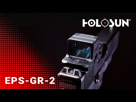 Holosun EPS-GR-2 geschlossenes Reflexvisier 2MOA Grünpunkt, Aluminium, schwarz, Jagd, Sportschießen…
