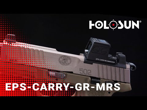 Holosun EPS-CARRY-GR-MRS geschlossenes Reflexvisier 2MOA/32MOA Grünpunkt/Kreispunkt, Aluminium, sch…