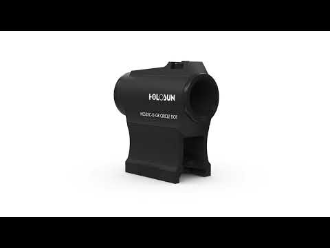 Holosun ELITE HE503C-U-GR Microdot Grünpunkt Visier Militär mit wechselbarem 2MOA Punkt, 65MOA Krei…