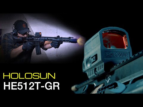 Holosun ELITE geschlossenes Reflexvisier HE512T-RD mit wechselbarem Absehen und Titangehäuse, Voll…