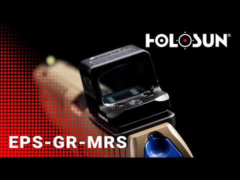 Holosun EPS-GR-MRS geschlossenes Reflexvisier 2MOA/32MOA Grünpunkt, Aluminium, schwarz, Jagd, Sport…