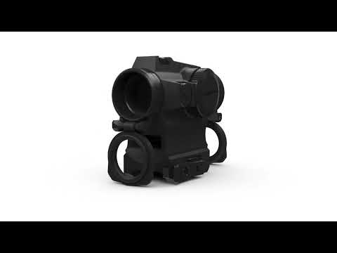Holosun HS515G-M Micro Rotpunktvisier Militär, wechselbares 2MOA Punkt, 65MOA Kreis Absehen, Picati…