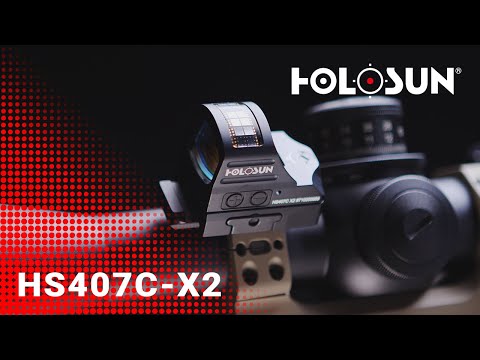Holosun offenes Reflexvisier HE407C-GR-X2, Grünpunkt Visier, Jagd, Airsoft, Militär, Elite Serie, R…